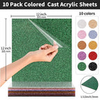12 x 12 inch Glitter Acrylic Sheets 1/8" Thick - Image 7