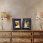 eletecpro 3x4 Vintage Picture Frame, Glass Cover, Horizontal or Vertical - Image 7