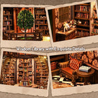 DIY Book Nook Kit with LED Lights | 3D Puzzles - Image 3