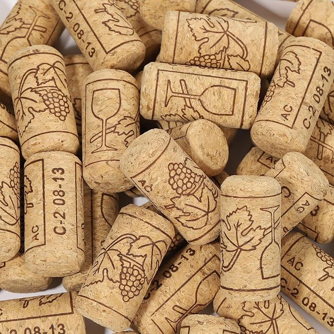 20 Pack Straight Wine Corks, #8 Soft Wood Cork Stoppers, Leakproof Bottle Corks - Image 6