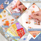 555Pcs Flower Stickers Journal Vintage Scrapbook Floral Plant Sticker | Flower - Image 3