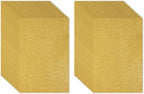 PATIKIL 30Sheets Yellow EVA Glitter Foam Sheet 11.8 x 7.9 Inch 2mm Thick by PATIKIL