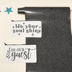 Tintnut Galaxy Black Heat Transfer Vinyl Roll, easy cut & weed, stretch washable - Image 3