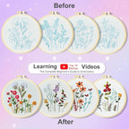 Huacan Embroidery Kit for Beginners - Image 3