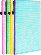 LEOBRO Mesh Zipper Pouch Bags, 13.2"x 9.2" Zipper Pouch, Storage Bags Pouch by LEOBRO