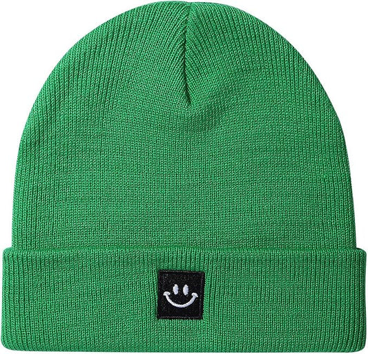 Baby Beanie Knit Ski Hat with Cute Face for Girls Boys 0-7 Years