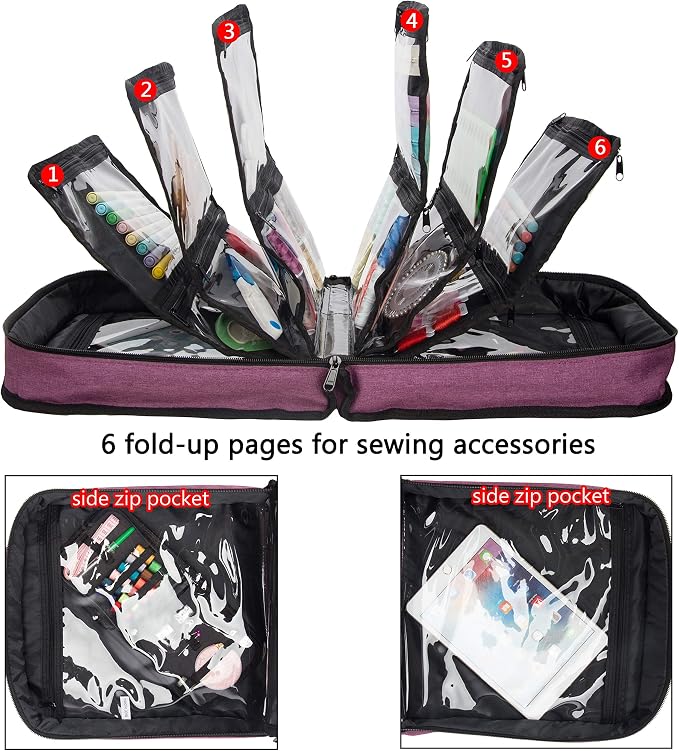 PACMAXI Sewing Accessories Storage Bag, Craft Tools | Roomy carry bag - Image 3