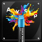 Window Chalk Markers for Blackboard，20 Colors Washable Glass Jumbo Liquid Chalk - Image 7