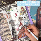 Fayware 300+ Travel Stickers for Scrapbooking & 20 A5 Papers - Image 3