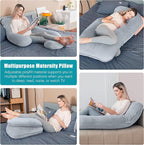 Cute Castle Pregnancy Pillows, Soft U-Shape Maternity Pillow - Image 7