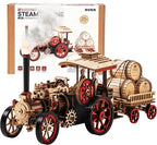 ROKR 3D Puzzle for Adults 469pcs Electric Vintage Car Steam Engine Model Kits by ROKR-InterestingSmartPuzzleToys