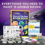 NATIONAL GEOGRAPHIC Glow in the Dark Rock Painting Kit - Image 6