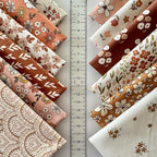 Vintage Floral Patchwork Cotton Fabric Set – 60 Pre-Cut Squares, 20×20 cm - Image 4