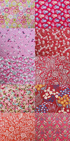 HANPATQUI 50PCS 5 x 5 inch 100% Cotton Fat Quarters Fabric - Image 3