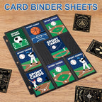 100 Pack 9 Pocket Page Protector, Trading Card Sleeves Pages Baseball - Image 6