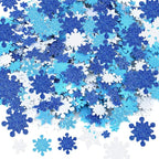 Coopay 600Pcs Glitter Snowflake Foam Stickers Self-Adhesive Snowflake Stickers by Coopay