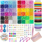LIS HEGENSA Pony Beads Bulk, Kandi Beads by LISHEGENSA