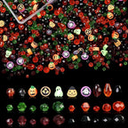 ZHIYUXI 1150PCS Halloween Glass Beads Orange Pumpkin Beads Jewelry Making | by VisittheZHIYUXI