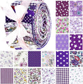 Kingdder Jelly Fabric Quilting Strips, Patchwork Roll 2.55 Inch Roll up Cotton by Kingdder