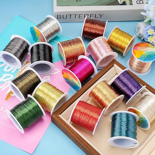 328 Feet Tarnish Resistant Copper Wires 28 Gauge/0.3mm Jewelry Craft Wires - Image 7