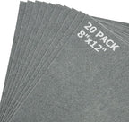 20Pcs Stiff Felt Sheets, 1.5mm Thick Felt Fabric Squares by FSQINGTIZI
