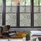 DKTIE Geometric Line Frosted Glass Window Film Door Window Covering Day and - Image 8