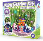 Bloonsy Unicorn Fairy Garden Kit | Light Up Terrarium Kit | STEM Toys | Arts by Bloonsy
