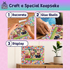 PURPLE LADYBUG DIY Mosaic Photo Frame Crafts - Image 3