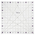 The Quilted Bear Square Quilting Ruler, Transparent Acrylic, 12.5" x 12.5" | by TheQuiltedBearsProducts