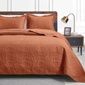 Love's cabin California King Size Quilt Bedding Set Umber Bedspreads by Lovescabin