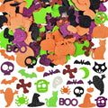 240Pcs Halloween Foam Stickers Glitter Self-Adhesive Craft Stickers by Coopay