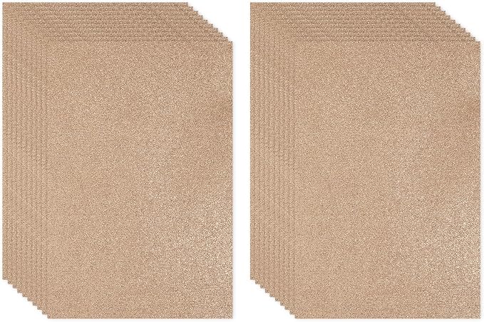 PATIKIL 20 Sheets 2mm Glitter Foam Sheet by PATIKIL