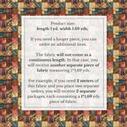 100% Cotton Fabric by the Yard – Turkish Quality Quilting & Sewing Fabric - Image 4