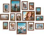 Vittanly 15 Pack Picture Frames Collage Wall Decor, Gallery Frame Set by Vittanly