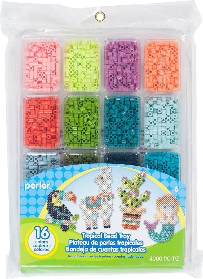 Perler Tropical Colors Fuse Bead Tray by Unknown