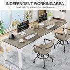 Tribesigns 78.7 Inches Extra Long Computer Desk 2 Person Desk, Double Long Desk - Image 6
