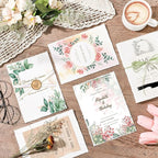 Prudiut 50 Sheets Cotton Watercolor Paper, 5 x 7 inches, 300 GSM, Deckled Edge - Image 7