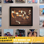 flinelife USA Travel Map, Wooden USA Map Puzzle - Image 4