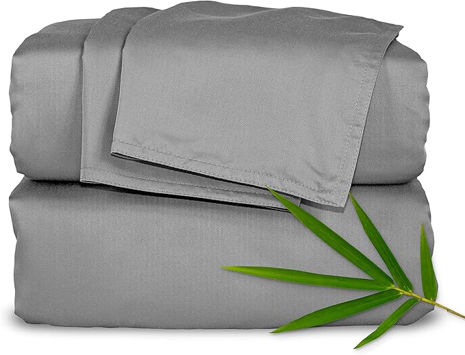 Pure Bamboo Queen Sheets, Genuine 100% Organic Viscose Derived from Bamboo Bed by PureBamboo