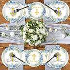 200pcs God Bless Plates Napkins Baptism Paper Tableware Set First Holy - Image 7