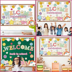 Welcome Back to School Bulletin Board Set Boho Groovy Classroom Decorations - Image 6