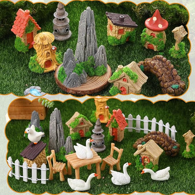 35 Pcs Fairy Garden Accessories Miniatures Garden Kit - Image 4