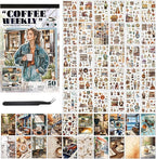 Pre-Cut Washi Sticker Book by Ahmagen