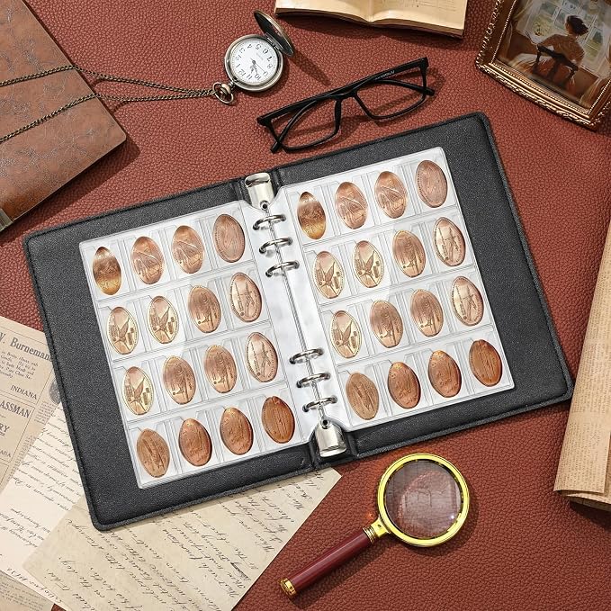 TaoBary Pressed Penny Book Holds 320 or 288 Coins, Pressed Penny Collection - Image 6