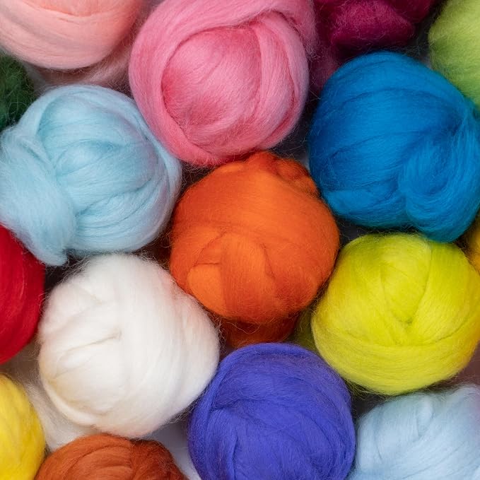 Kondoos Natural Wool roving, 2 OZ. Best Wool - Image 7