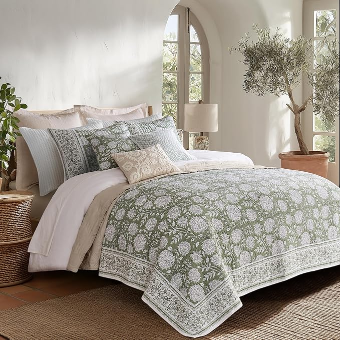Levtex Home Adare Sage Reversible Twin/Twin XL Quilt Set - Image 2