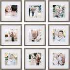 Sheffield Home 9 Piece Gallery Wall Frame Set, 12x12 Inch by SheffieldHome