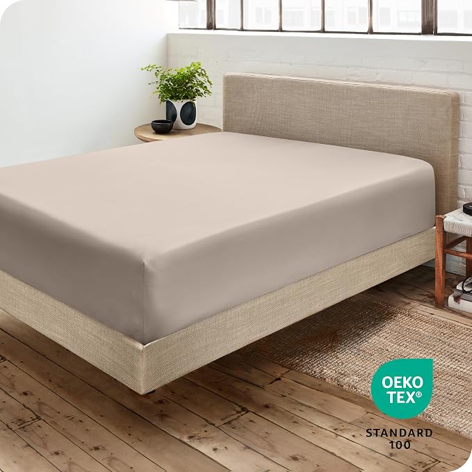 Bare Home Fitted Bottom Sheet King Size - Image 4