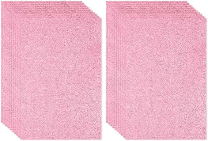 PATIKIL Pink Shiny EVA Glitter Foam Sheet 16x12 Inch 2mm Thick by PATIKIL