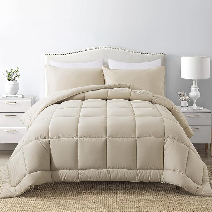 DOWNCOOL Full Size Comforter Sets -All Season Bedding Comforters Sets by DOWNCOOL